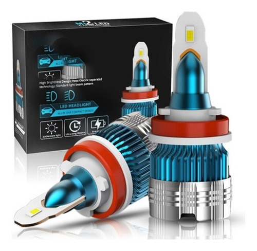 Kit De Faros Super Ultra Led 100w 20000lumen Dc9-48v 6000k