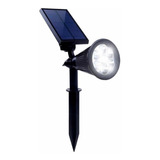 Lampara Estaca Led Solar Jardín Exterior Luz Fotocélula Led