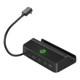 Soporte De Hub Usb 3.0 6 En 1 Para Consola Steam Deck