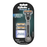 Rastrillo Gillette Sensor3 Para Afeitar Con Repuestos 2 Pzas