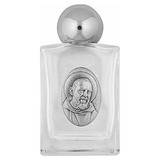 Botella De Agua Bendita De Vidrio Padre Pio