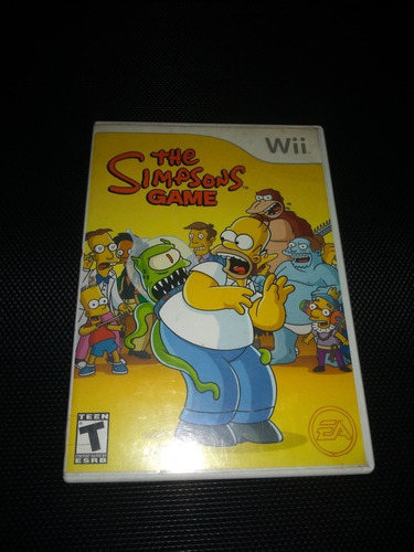 Nintendo Wii Wiiu Video Juego The Simpsons Game Fisico Origi