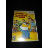 Nintendo Wii Wiiu Video Juego The Simpsons Game Fisico Origi