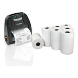 10 Rollo Termico 80x50 Mm Impresora Zebra Papel 55 Gramos