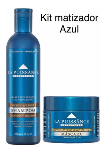 Shampoo Y Máscara Azul La Puissance