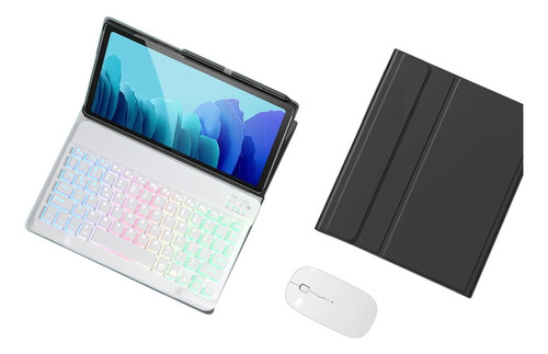 Funda+teclado Iluminado+ratón Para Lenovo Tab M10 3rd Gen Ñ