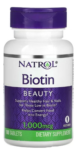 Biotin 100 Tabletas