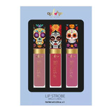 Adoro Lip Gloss Calaveras Halloween  Pack 3un 