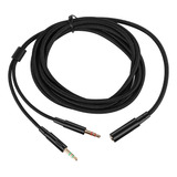 Cable De Extensión De Audio 3.5mm P/audífonos Gamer 2 En 1