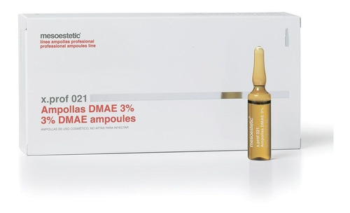 Dmae 3% 10 Ampollas 5ml C/u - Mesoestetic