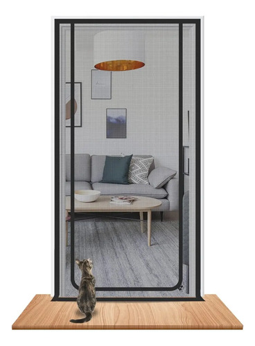 Puerta De Rejilla For Gatos, Gruesa Y Resistente Mascotas