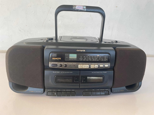 Compact Disc Stereo Rádio Cassette Recorder Aiwa No Estado