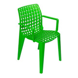 Silla Para Restaurante En Polipropileno Color De La Estructura De La Silla Verde