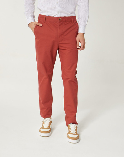 Pantalón Chino Huez Terracota