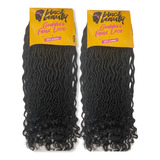 2 Pct Goodes Fauxs Locs Crochet(70 Dread P Pct)-black Beauty