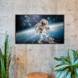 Quadro Decorativo Astronauta 2 - Decoração Sala Quarto Casa