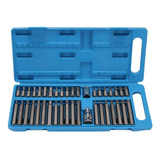 Juego De Puntas 40 En.llave Allen Hexagonal.torx 3/8 1/2