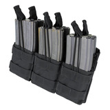 Triples Stacker M4 Mag Pouch Color Negro