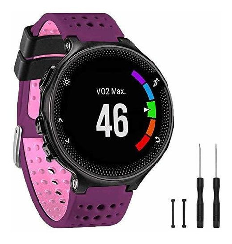 Malla Para Reloj Garmin Forerunner 235/220/230/620 Violeta