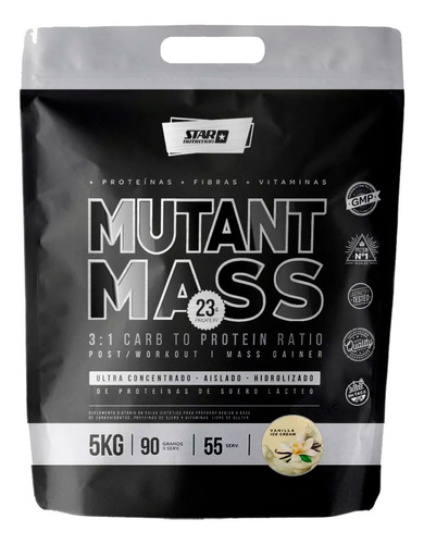 Mutant Mass Ganador De Masa Muscular Star Nutrition 5 Kg
