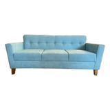 Sillon Sofa Vintage Paris Soft 3cuerpos Chenille Prem