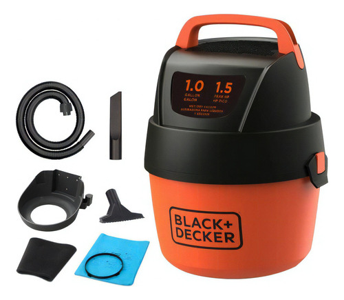 Aspiradora Black & Decker 1 Galón Anaranjado Bdxv18125p Color Negro Con Naranja