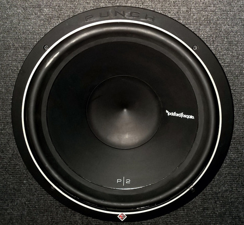 Subwoofer 15 Pulgadas Rockford 400 Rms  Doble Bobina + Caja