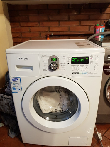 Lavarropas Samsung 7 Kilos 1200 Rpm Ecobubble Diamante