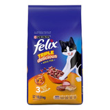 Alimento Gato Adult Croquetas Purina Felix 10kg 30% Proteina