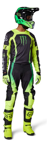 Equipo Conjunto Fox 180 Monster Motocross Enduro Mx Verde 