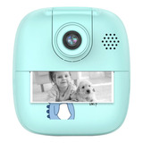 Cámara Instantanea Infantil 1080p Hd Fotografia Y Video A18 Color Azul