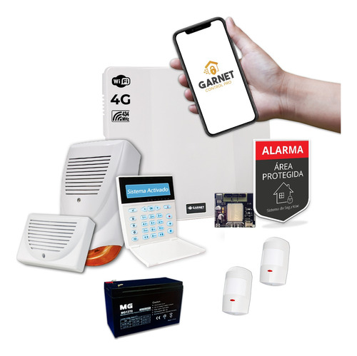 Kit Alarma Casa Wifi 3g  Sensor Movimiento Inalambrico
