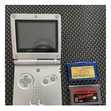 Consola Nintendo Game Boy Advance Sp Platinum Silver Ags 001