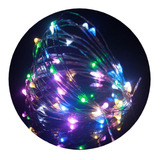 Alambre Luces Led 5 Metros Multicolor Exterior Cable Tira Hilo Pilas Navidad