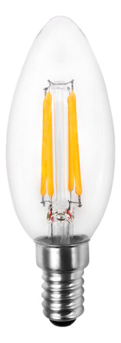 Lampada Vela Filamento Led 4w Bivolt E12 2400k Opus Led