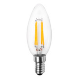 Lampada Vela Filamento Led 4w Bivolt E12 2400k Opus Led