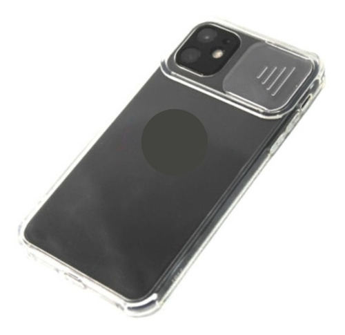 Funda Transparente Slide Tapa Camara Para iPhone 13 Pro Max