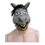 Mascara De Burro Sherk Halloween Color Gris