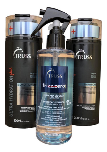 Truss Ultra Hydration Plus Shamp Cond 300ml+frizz Zero 260ml