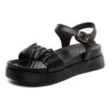 Sandalia Chancla Plataforma Dama Chunky Tiras Huarache Mujer