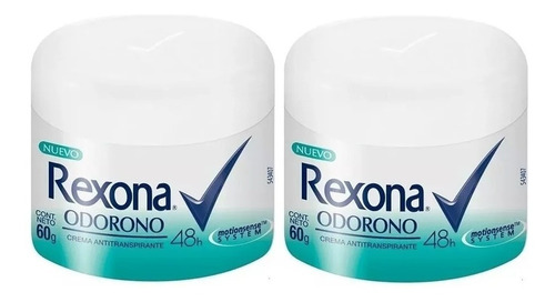 Rexona Odorono Desodorante Antitranspirante En Crema X 2 Un