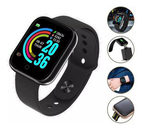 Smartwatch D20 Relógio Bluetooth Original Masculino Feminino