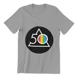 Polera Unisex Pink Floyd Musica Rock 50th Estampado Algodon