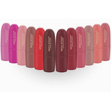 12 Pcs Miss Rose Matte Lipstick Set Maquillaje Pink Up