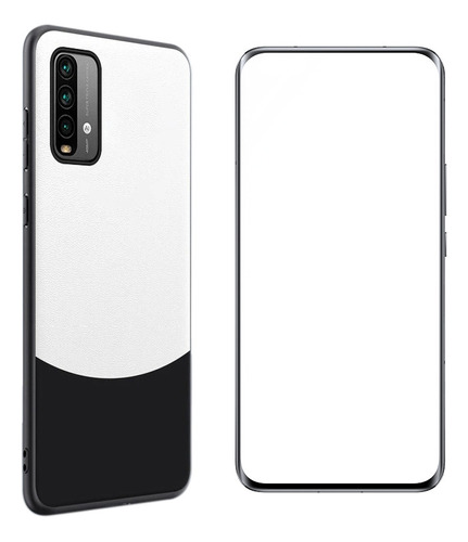 111 Funda For Redmi Note 9 9t 5g Color Tener Vidrio Membrana