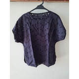 Blusa Camisa Remera Desiderata Talle Large Negro