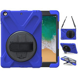 Funda Con Correa Y Soporte iPad Air 2  A1566 A1567 Azul