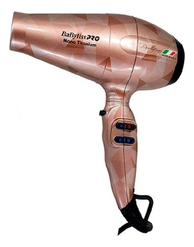 Secador Babyliss Pro Portofino 6600 Rose Golde Nano Titanium 2000w