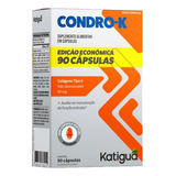 Condro-k Colágeno Tipo Ii - 90 Cápsulas - Katiguá Sabor Sem Sabor