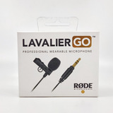 Micrófono Rode Lavalier Go Omnidireccional Negro